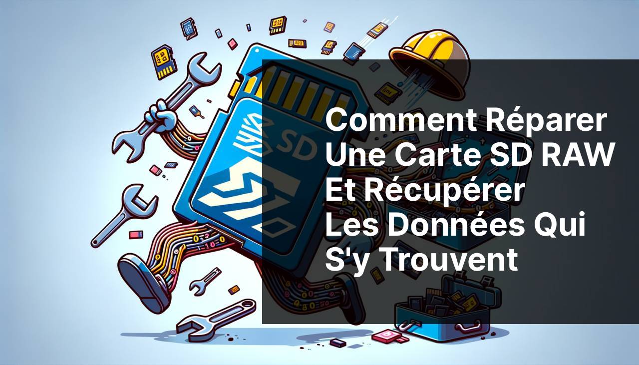 Comment réparer une carte SD en format RAW et récupérer les données qui s