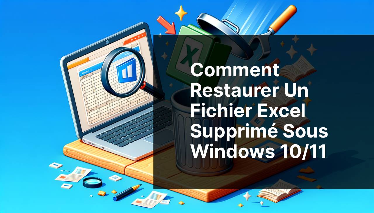 Comment récupérer un fichier Excel supprimé sous Windows 10/11 (Guide)