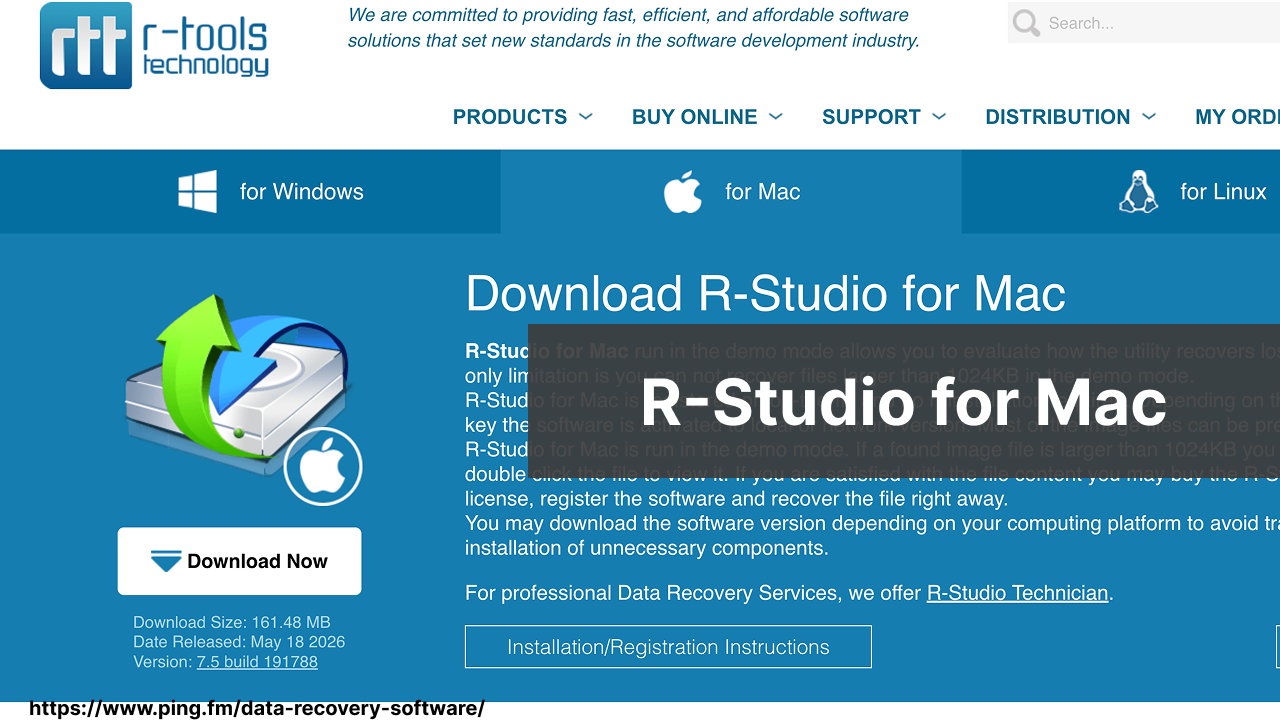 r studio for mac
