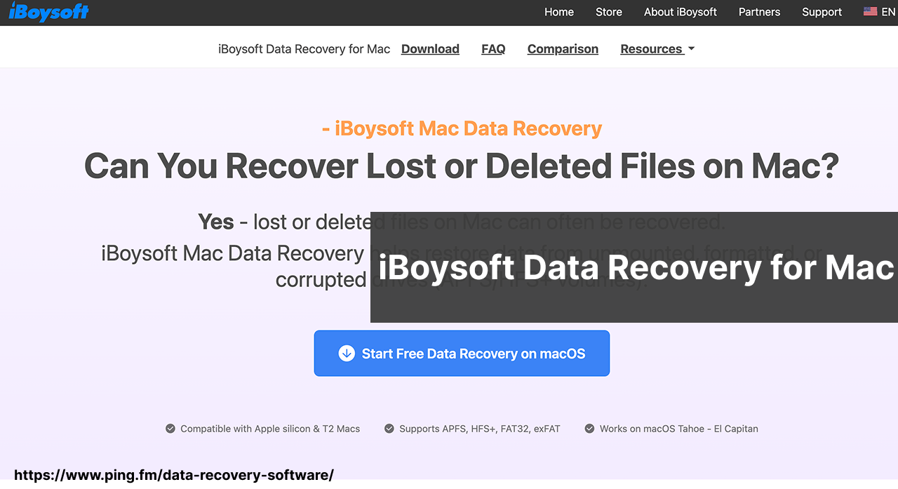 iBoysoft Data Recovery for Mac