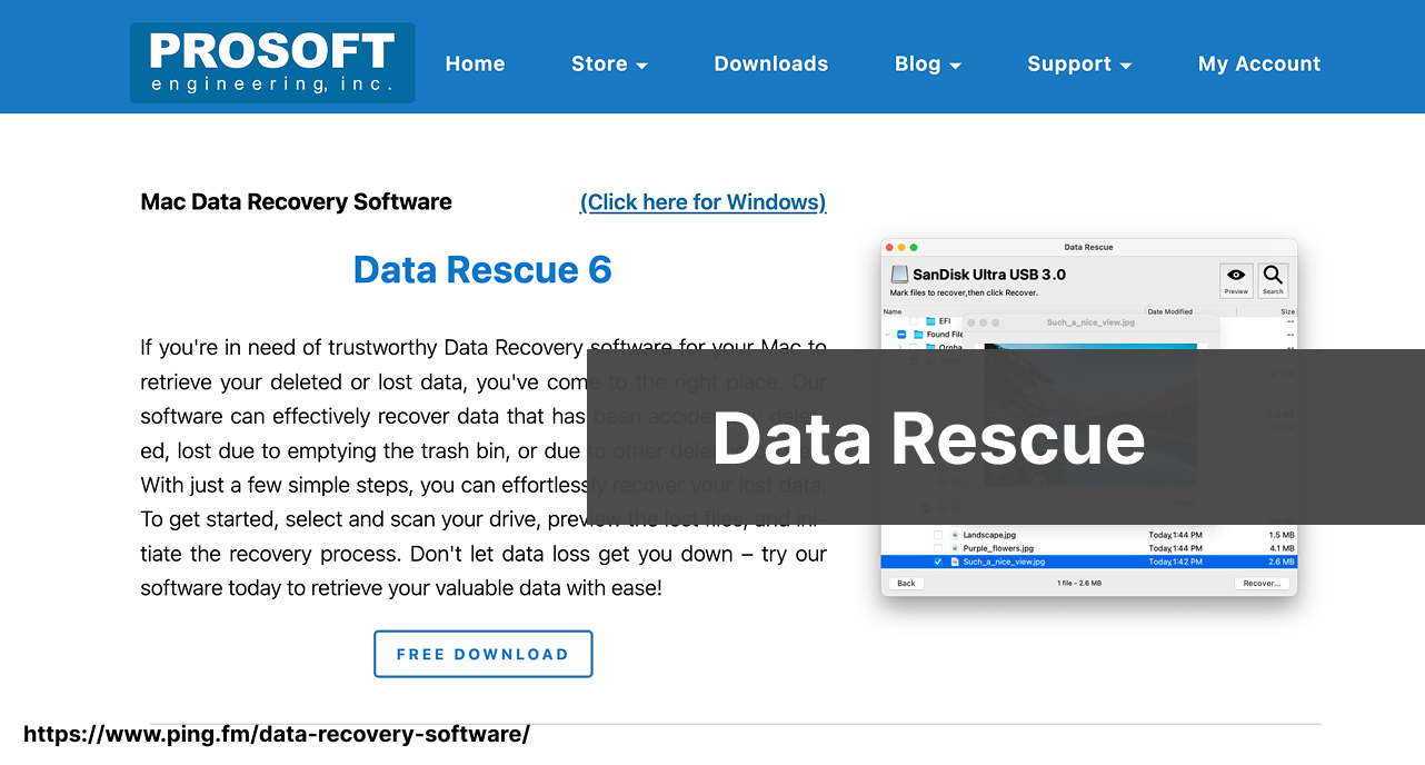 Data Rescue alternative