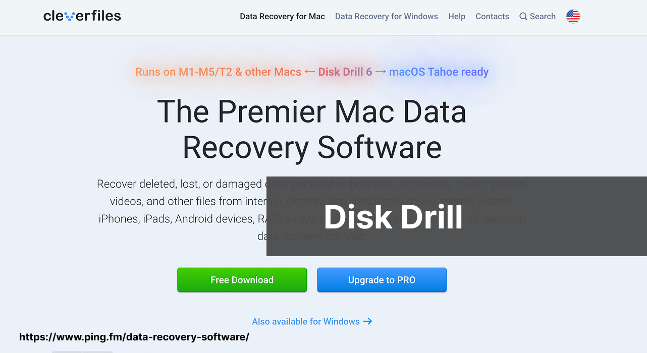 Disk Drill hard drive repair software